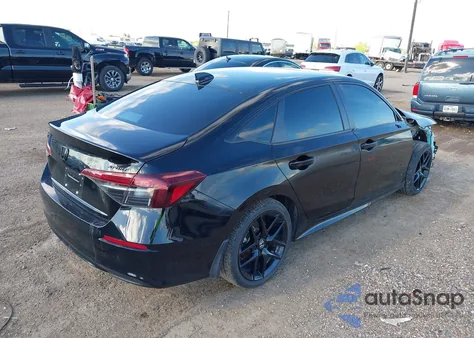 2025 Honda Civic Sport/Sport Touring z USA, uszkodzony, nr VIN 2HGFE4F82SH303328